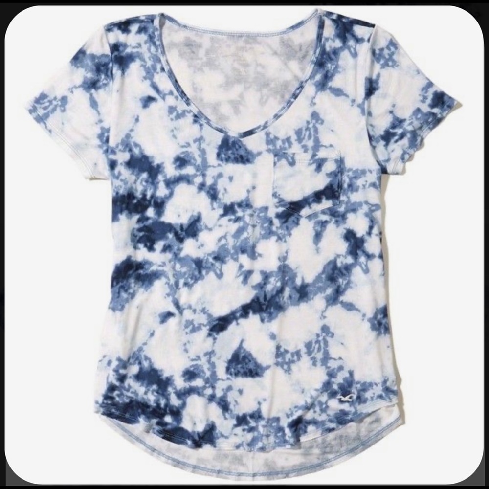 Hollister tie dye tee size medium $12